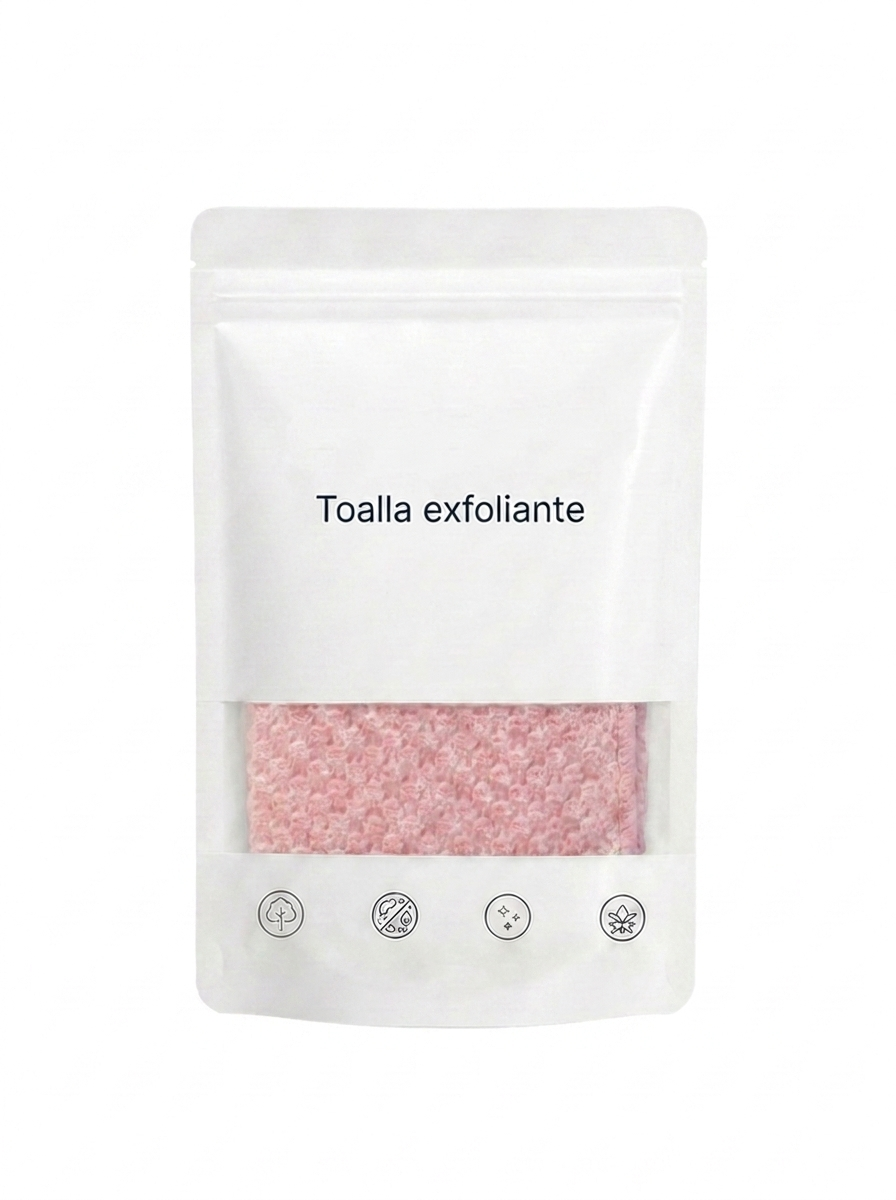 Toalla de ducha exfoliante Suavia