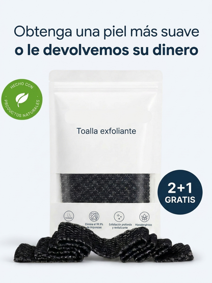 Toalla de ducha exfoliante Suavia